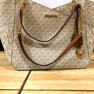 Michael Kors Jet Set Large Logo shoulder bag